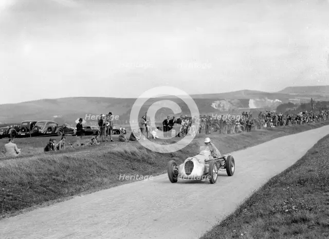 RJW Appleton's Appleton-Riley Special, Lewes Speed Trials, Sussex, 1938. Artist: Bill Brunell.
