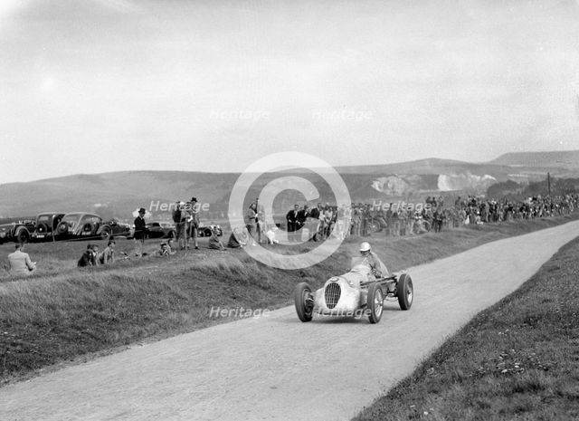 RJW Appleton's Appleton-Riley Special, Lewes Speed Trials, Sussex, 1938. Artist: Bill Brunell.