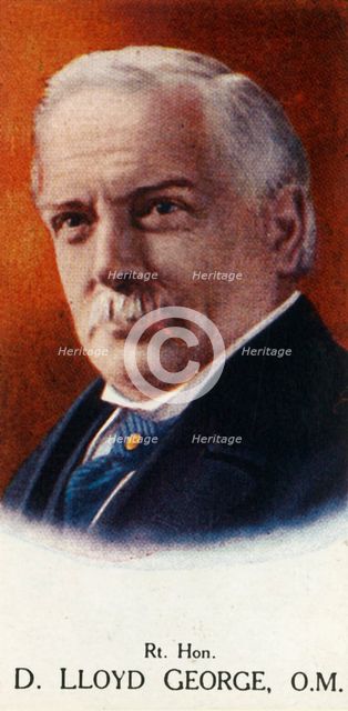 'Rt. Hon. D. Lloyd George, O.M.', 1927. Creator: Unknown.