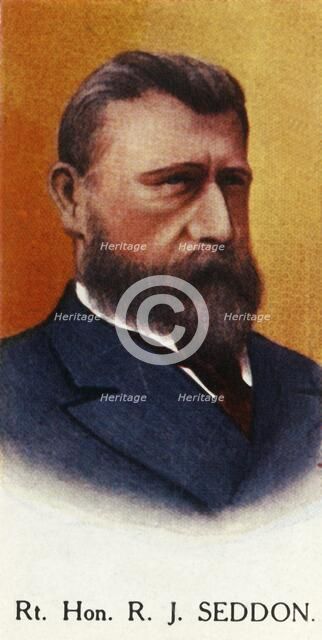 'Rt. Hon. R. J. Seddon', 1927. Creator: Unknown.