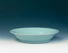 Ru type dish, Qianlong period, Qing dynasty, 1736-1795. Creator: Unknown