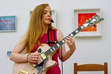 Ruta Di, Ruta Di Trio, Clocktower Cafe Jazz Club, Croydon, London, 24 July 2025. Creator: Brian O'Connor