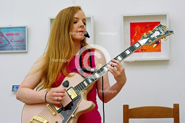 Ruta Di, Ruta Di Trio, Clocktower Cafe Jazz Club, Croydon, London, 24 July 2025. Creator: Brian O'Connor.