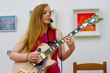 Ruta Di, Ruta Di Trio, Clocktower Cafe Jazz Club, Croydon, London, 24 July 2025. Creator: Brian O'Connor