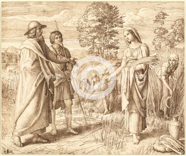 Ruth and Boas, 1825. Creator: Julius Schnorr von Carolsfeld.