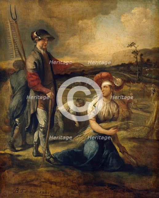 Ruth and Boaz, 1660. Creator: Barent Fabritius.