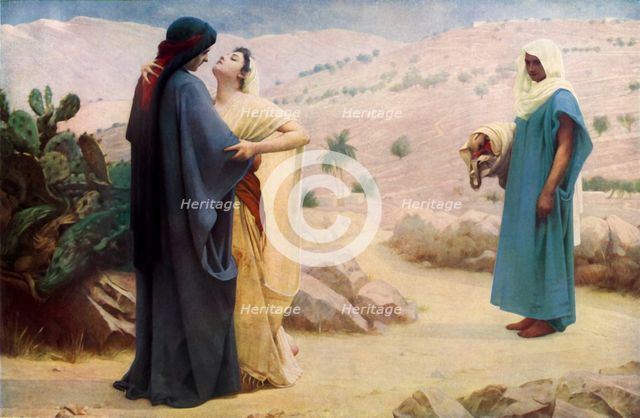 'Ruth and Naomi', 1886, (1936). Creator: Philip Hermogenes Calderon.
