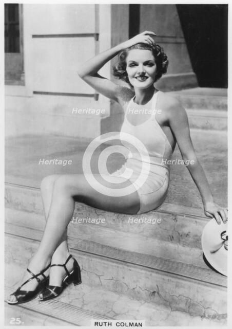Ruth Colman, c1938. Artist: Unknown