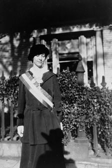 Ruth Crocker, Suffragist, 1917. Creator: Unknown