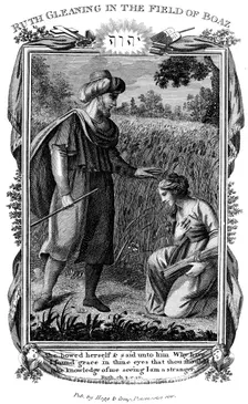 Ruth Gleaning in the Field of Boaz c1804