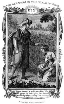 Ruth Gleaning in the Field of Boaz c1804