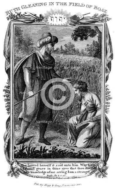 'Ruth Gleaning in the Field of Boaz', c1804. Artist: Unknown
