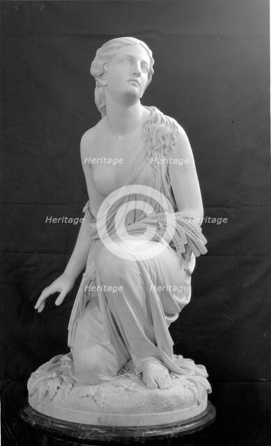 Ruth Gleaning, modelled 1850, carved between 1853 and 1883. Creator: Randolph Rogers.