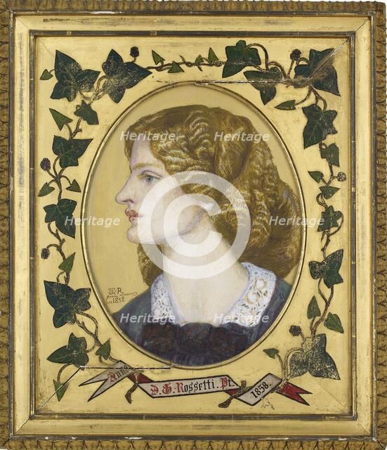 Ruth Herbert, 1858. Artist: Dante Gabriel Rossetti.