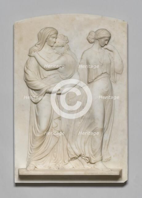 Ruth, Orpah, and Naomi, 1855. Creator: Edward S. Bartholomew.