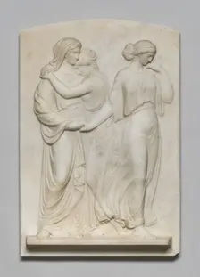 Ruth, Orpah, and Naomi, 1855. Creator: Edward S. Bartholomew
