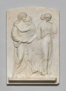 Ruth, Orpah, and Naomi, 1855. Creator: Edward S. Bartholomew