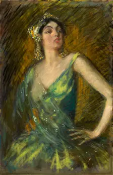 Ruth St. Denis, 1910. Creator: Alice Pike Barney