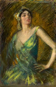 Ruth St. Denis, 1910. Creator: Alice Pike Barney