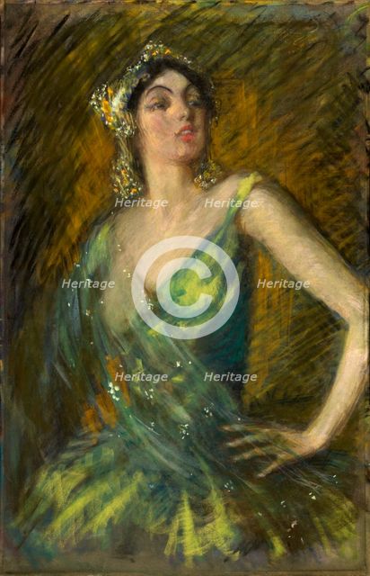 Ruth St. Denis, 1910. Creator: Alice Pike Barney.