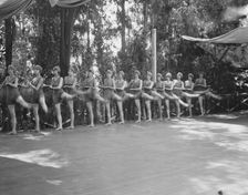 Ruth St. Denis dancers, between 1910 and 1935. Creator: Arnold Genthe