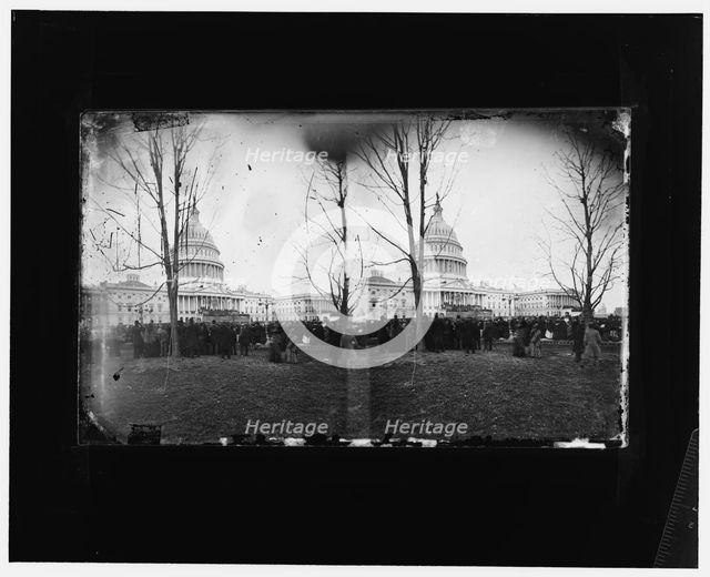 Rutherford Hayes' 1877 inauguration, 1877. Creator: Unknown.