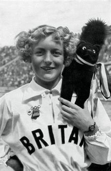 Ruthley Moris-Hancock, British swimmer, Berlin Olympics, 1936
