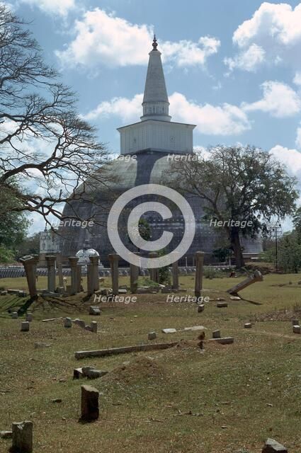 Ruvanvaliseya at Anuradhapura, 2nd century. Artist: Unknown