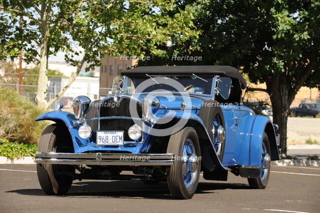 Ruxton model c roadster 1932. Artist: Simon Clay.