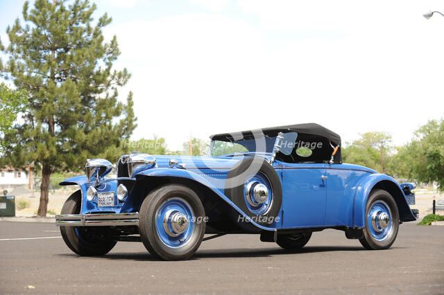 Ruxton model c roadster 1932. Artist: Simon Clay.