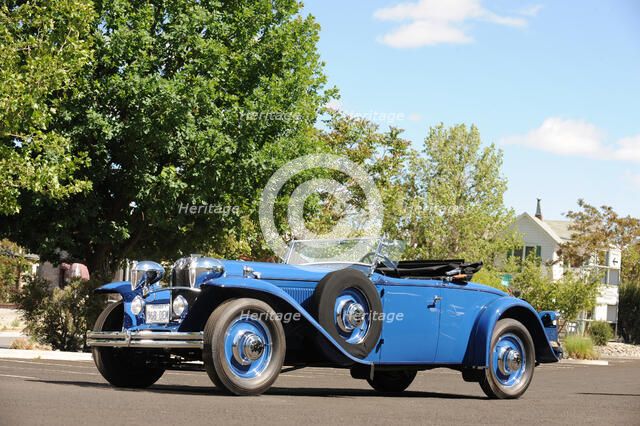 Ruxton model c roadster 1932. Artist: Simon Clay.