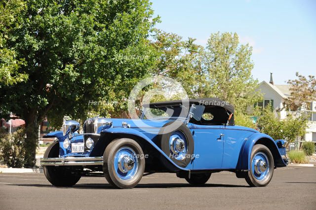 Ruxton model c roadster 1932. Artist: Simon Clay.