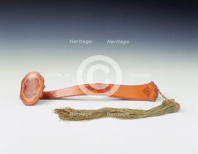 Ruyi sceptre, China, late 18th-early 19th century. Creator: Unknown.