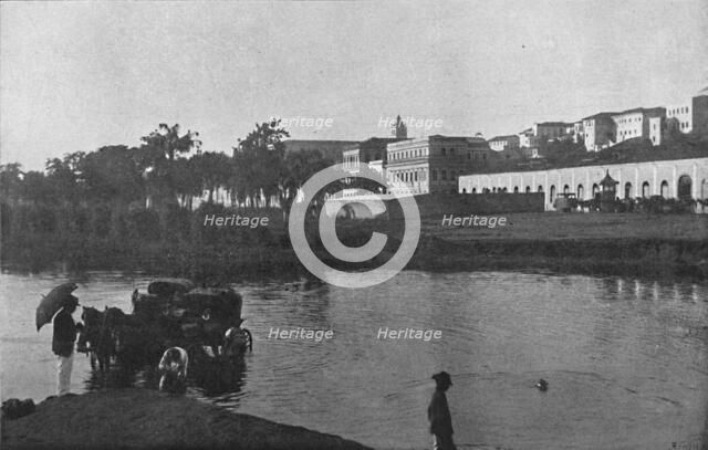 'Rua 25 de Marco', 1895. Artists: Wilhelm Gaensly, Rudolf Friedrich Fra.