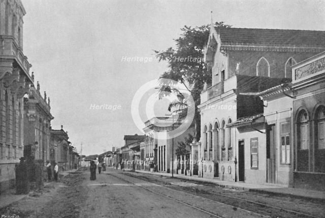 'Rua 7 de Abril', 1895. Artist: Carlos Hoenen Successores.