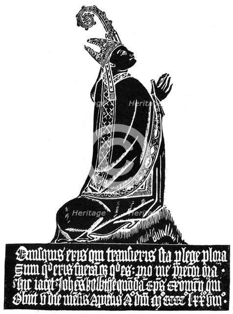 Rubbing of a medieval engraved brass, c1478 (1901). Artist: Unknown