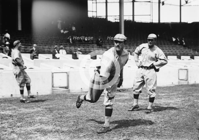 Rube Geyer & Jack Bliss, St. Louis NL (baseball), 1911. Creator: Bain News Service.
