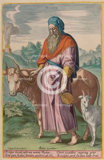 Ruben, c. 1585. Creator: Johann Sadeler I.