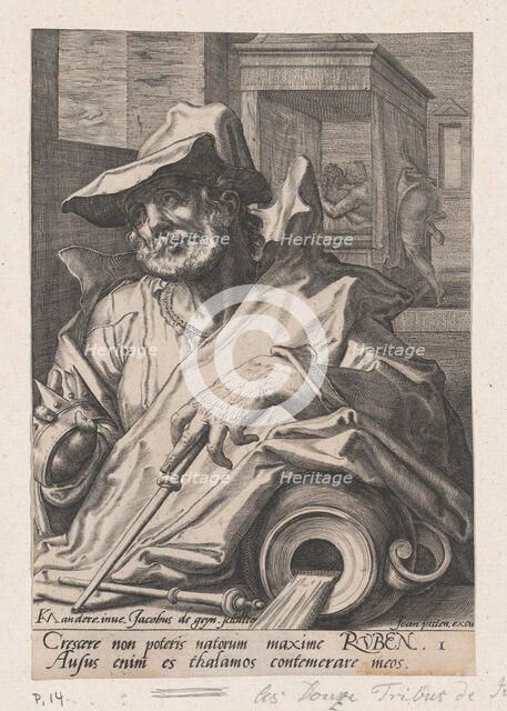 Ruben, from The Twelve Sons of Jacob. Creator: Jacques de Gheyn II.
