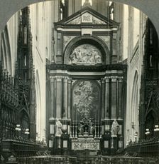 Rubens "Assumption of the Virgin", Cathedral of Notre Dame, Antwerp, Belgium c1930s. Creator: Unknown