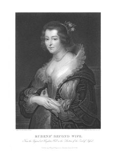 Rubens Second Wife (mid-late 18th century). Creator: Francesco Bartolozzi