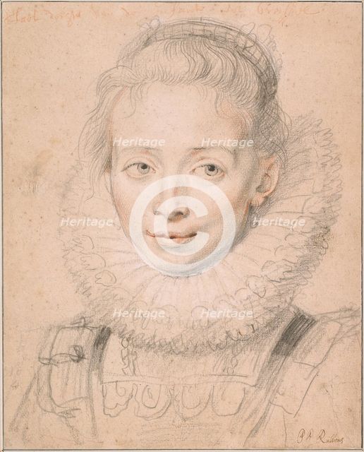 Rubens's Daughter Clara Serena (So named Maid of Honor of Infanta Isabella), c.1623. Artist: Rubens, Pieter Paul (1577-1640)