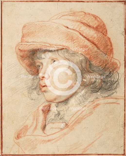 Rubens's Son Nicolaas Wearing a Red Felt Cap, 1625-1627. Artist: Rubens, Pieter Paul (1577-1640)