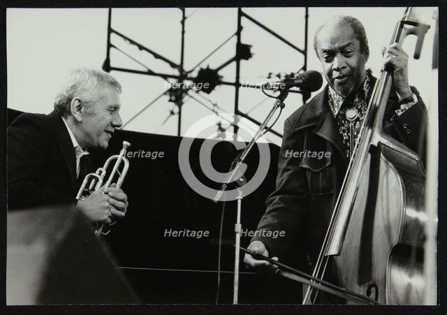 Ruby Braff and Slam Stewart at the Capital Jazz Festival, Alexandra Palace, London, July 1979. Artist: Denis Williams