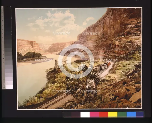 Ruby Castles, Canon of the Grand, Utah, c1900. Creator: William H. Jackson.