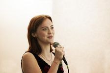 Ruby Gascoyne, Trudy and Ruby, Hawth Theatre, Crawley, W. Sussex, 2022. Creator: Brian O'Connor