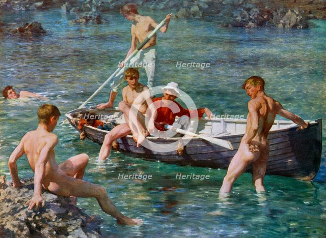 'Ruby, Gold and Malachite', 1902, (1912).Artist: Henry Scott Tuke