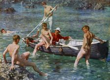 Ruby, Gold and Malachite 1902, (1912).Artist: Henry Scott Tuke