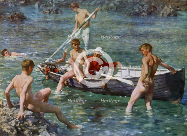 'Ruby, Gold and Malachite', 1902, (1912).Artist: Henry Scott Tuke