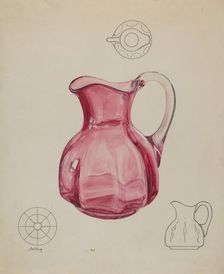 Ruby Pitcher, c. 1936. Creator: Ralph Atkinson